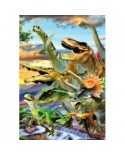 Puzzle 300 piese Bluebird Puzzle - Robinson Howard: Dino Sunset (Bluebird-Puzzle-F-90088)