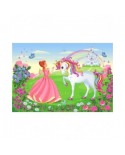 Puzzle 300 piese Bluebird Puzzle - The Princess and the Unicorn (Bluebird-Puzzle-F-90090)