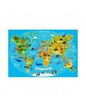 Puzzle 300 piese Bluebird Puzzle - World Travel Map (Bluebird-Puzzle-F-90091)