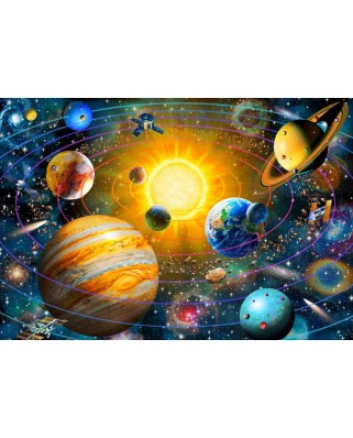 Puzzle 300 piese Bluebird Puzzle - Ringed Solar System (Bluebird-Puzzle-F-90093)