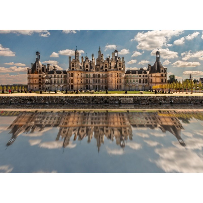 Puzzle 1000 piese Bluebird Puzzle - Château de Chambord, France (Bluebird-Puzzle-F-90140)