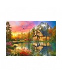 Puzzle 1000 piese Bluebird Puzzle - Dominic Davison: The Mountain Cabin (Bluebird-Puzzle-F-90193)