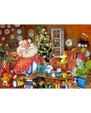 Puzzle 1000 piese Bluebird Puzzle - Francois Ruyer: Christmas Time! (Bluebird-Puzzle-F-90237)