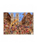 Puzzle 1500 piese Bluebird Puzzle - Francois Ruyer: La Cour des Miracles ! (Bluebird-Puzzle-F-90317)