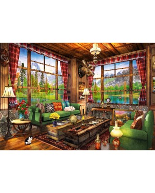 Puzzle 1000 piese Bluebird Puzzle - Dominic Davison: Mount Cabin View (Bluebird-Puzzle-F-90327)