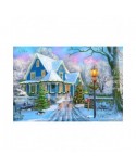 Puzzle 1000 piese Bluebird Puzzle - Christmas at Home (Bluebird-Puzzle-F-90330)