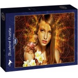 Puzzle 1000 piese Bluebird Puzzle - The Flower Woman (Bluebird-Puzzle-F-90337)