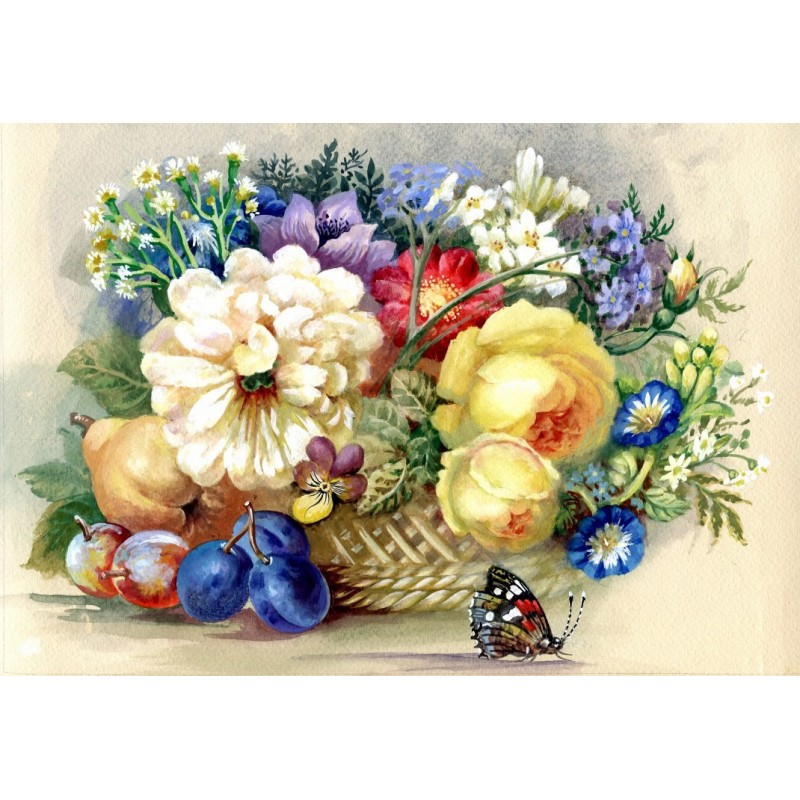 Puzzle 1000 piese Bluebird Puzzle - Autumn Bouquet (Bluebird-Puzzle-F-90342)