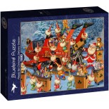 Puzzle 1000 piese Bluebird Puzzle - Francois Ruyer:Ready for Christmas Delivery Season (Bluebird-Puzzle-F-90406)