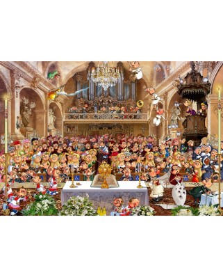 Puzzle 1000 piese Bluebird Puzzle - Francois Ruyer: The Wedding (Bluebird-Puzzle-F-90408)