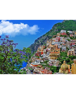 Puzzle 500 piese Bluebird Puzzle - Amalfi Coast, Italy (Bluebird-Puzzle-F-90415)