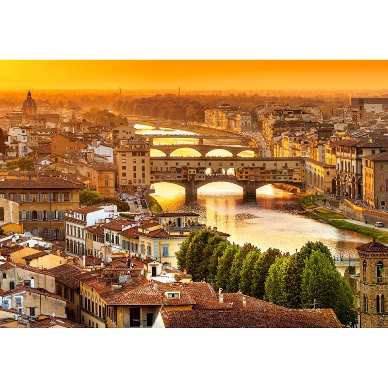 Puzzle 1000 piese Castorland - Bridges of Florence (Castorland-104826)