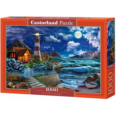 Puzzle 1000 piese Castorland - Sailor's night... 2