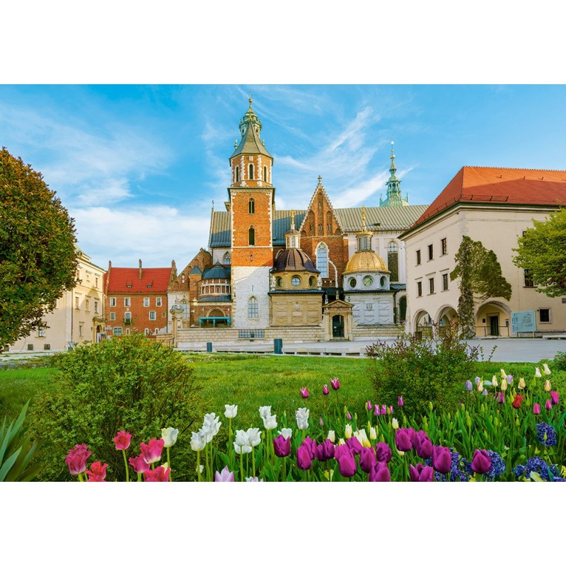 Puzzle 500 piese Castorland - Wawel Castle, Krakow, Poland (Castorland-53599)