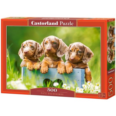 Puzzle 500 piese Castorland - Cute Puppies... 2
