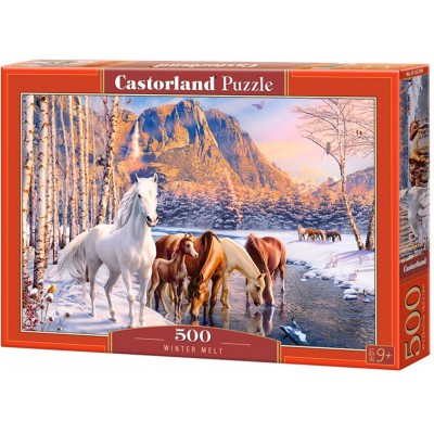 Puzzle 500 piese Castorland - Winter Melt (Castorland-53704) 2
