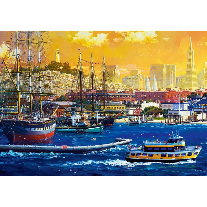 Puzzle 500 piese Castorland - San Francisco Harbor (Castorland-53735)