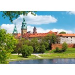 Puzzle 500 piese Castorland - Wawel Royal Castle, Cracow, Poland (Castorland-53797)