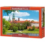 Puzzle 500 piese Castorland - Wawel Royal Castle, Cracow, Poland (Castorland-53797)