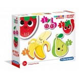 Puzzle 2/3/4/5 piese Clementoni - My First Puzzle - Fruits (Clementoni-20815)