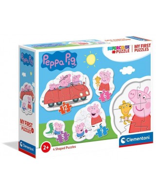 Puzzle 3/6/9/12 piese Clementoni - My First Puzzle - Peppa Pig (Clementoni-20829)