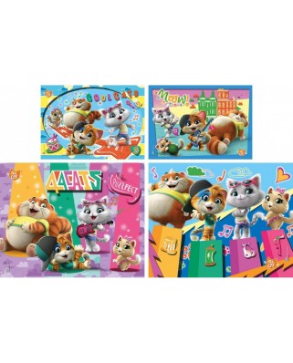 Puzzle 360 piese Clementoni - 44 Cats (20/60/100/180 Pieces) (Clementoni-21407)