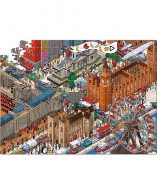 Puzzle 300 piese Clementoni - MiXtery Puzzle - Attack In London (Clementoni-21714)