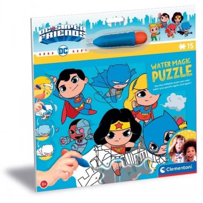 Puzzle 15 piese Clementoni - Water magic DC Super friends...
