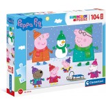 Puzzle 104 piese Clementoni - Peppa Pig (Clementoni-23752)