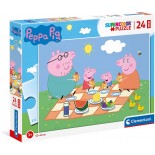 Puzzle 24 piese Clementoni - Peppa Pig (Clementoni-24028)