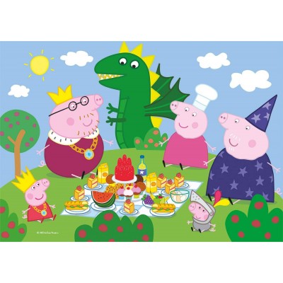 Puzzle 2x20 piese Clementoni - Peppa Pig Supercolor Pig... 2