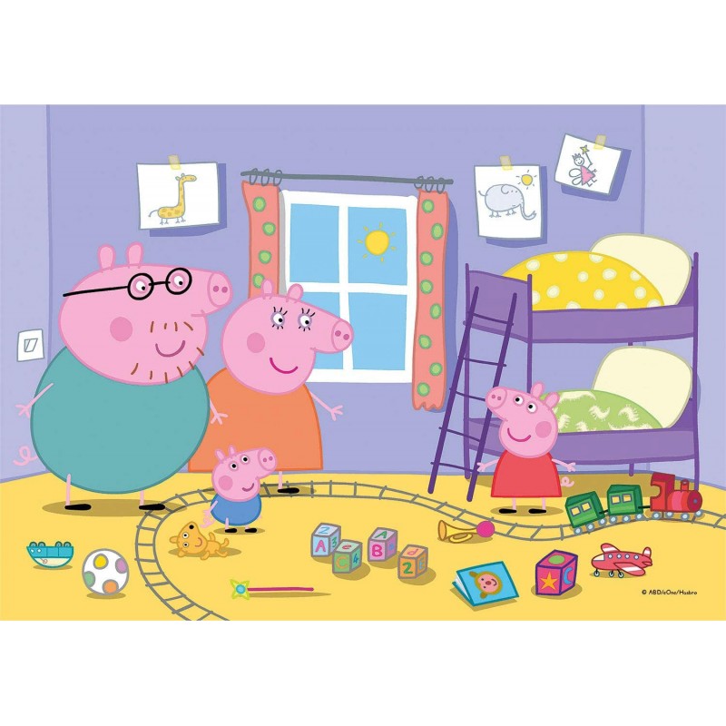 Puzzle 2x20 piese Clementoni - Peppa...