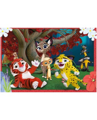 Puzzle 60 piese XXL Clementoni - Leo & Tig (Clementoni-26104)