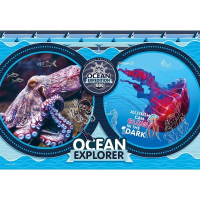 Puzzle 180 piese Clementoni - National Geo Kids - Ocean...