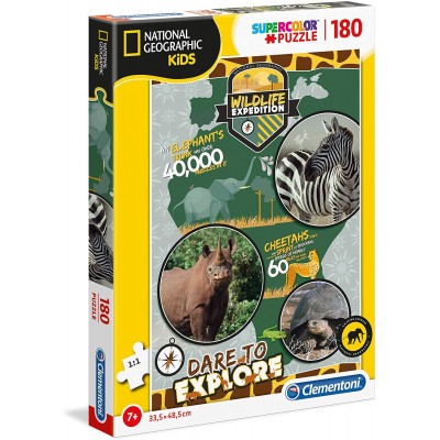 Puzzle 180 piese Clementoni - National Geo Kids -... 2