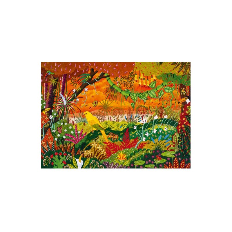 Puzzle 2000 piese Pieces & Peace - Conure Doree (Pieces-and-Peace-0043)