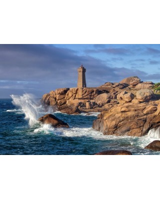 Puzzle 1000 piese Bluebird - Phare de Ploumanac'h, Bretagne, France (Bluebird-Puzzle-F-90455)