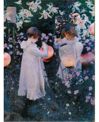 Puzzle 2000 piese Grafika - John Singer Sargent: Carnation, Lily, Lily, Rose, 1886 (Grafika-F-30149)