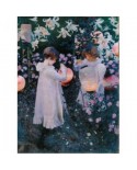 Puzzle 2000 piese Grafika - John Singer Sargent: Carnation, Lily, Lily, Rose, 1886 (Grafika-F-30149)