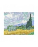 Puzzle 2000 piese Grafika - Vincent Van Gogh: Champ de Ble avec Cypres, 1899 (Grafika-F-30172)