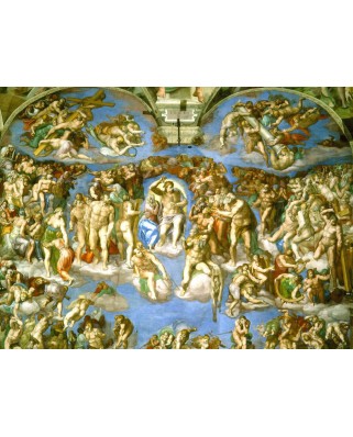 Puzzle 2000 piese Grafika - Michelangelo Buonarroti: Judgement Day (Grafika-F-30182)