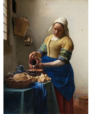 Puzzle 2000 piese Grafika - Johannes Vermeer: The Milkmaid, 1658-1661 (Grafika-F-30186)