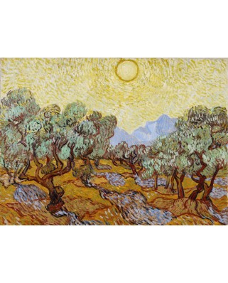 Puzzle 2000 piese Grafika - Vincent Van Gogh: Vincent van Gogh: Olive Trees, 1889 (Grafika-F-30307)