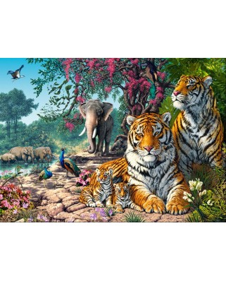 Puzzle 300 piese Castorland - Tiger Sanctuary (Castorland-030484)