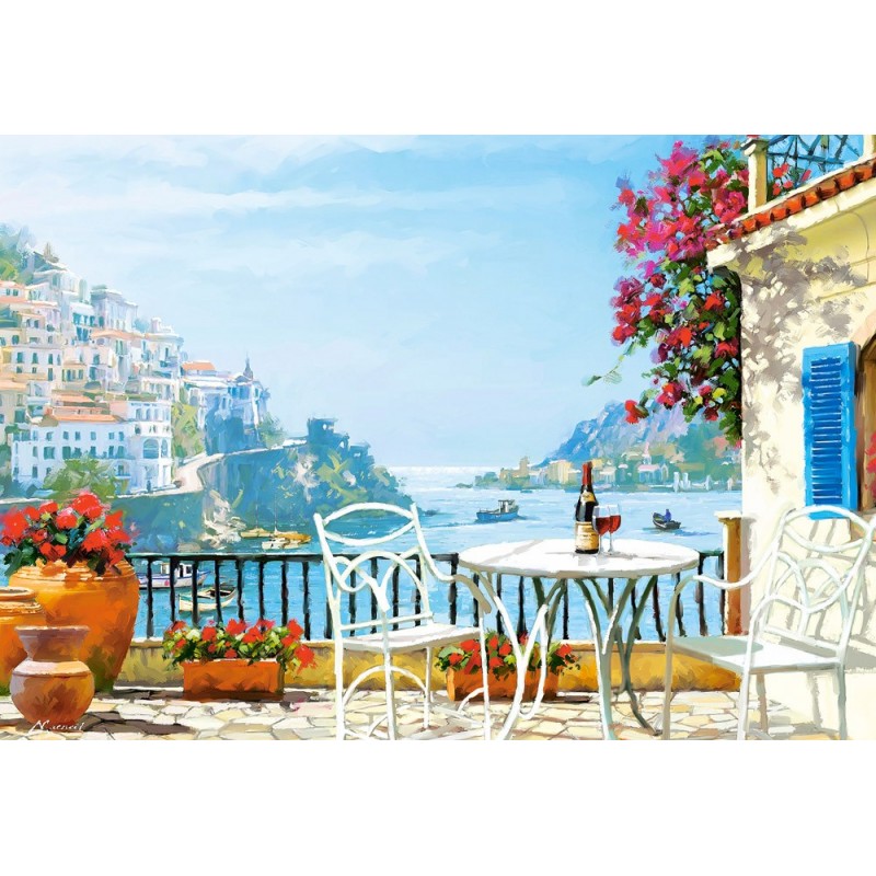 Puzzle 1000 piese Castorland - Mediterranean wine for two (Castorland-105007)