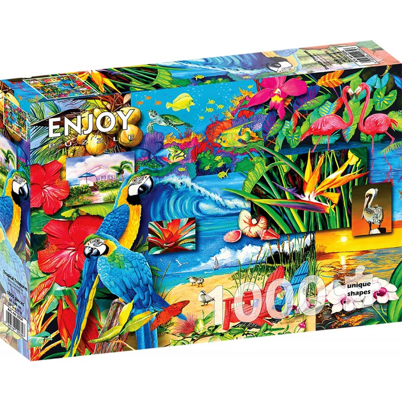 Puzzle 1000 piese ENJOY - Tropical Treasures (Enjoy-2034)