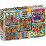 Puzzle 1000 piese ENJOY - Butterflies (Enjoy-2044)