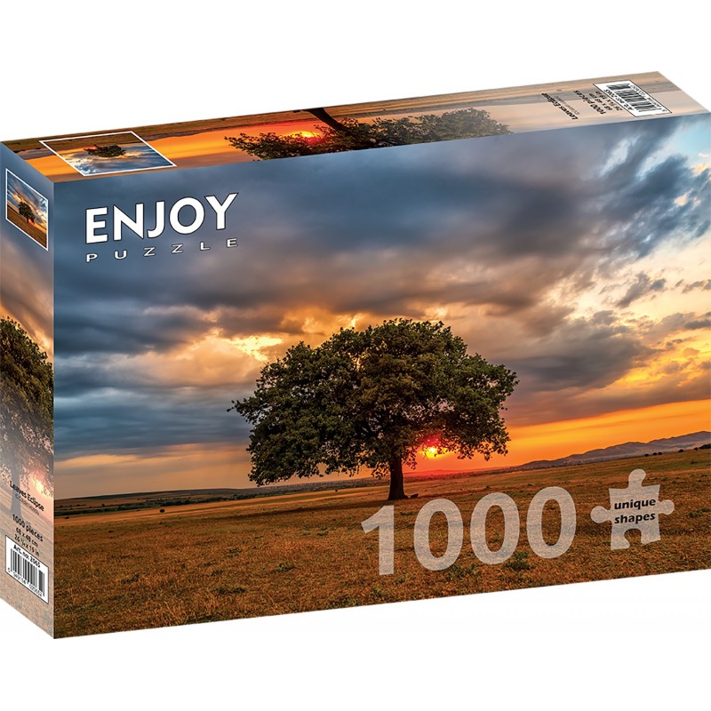 Puzzle 1000 piese ENJOY - Leaves Eclipse (Enjoy-2065)