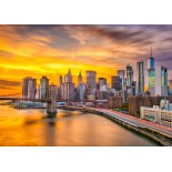 Puzzle 1000 piese ENJOY - New York City Skyline at Dusk (Enjoy-2081)