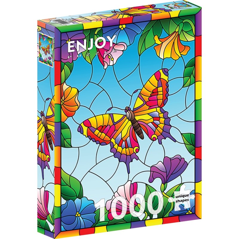 Puzzle 1000 piese ENJOY - Crystal Butterfly (Enjoy-2120)